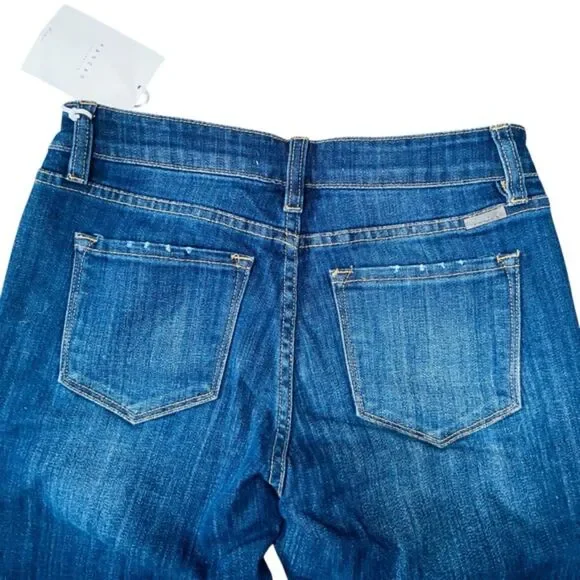 Kancan Mid Rise Super Skinny Dark Wash Jeans Size 7/27 - Picture 13 of 15